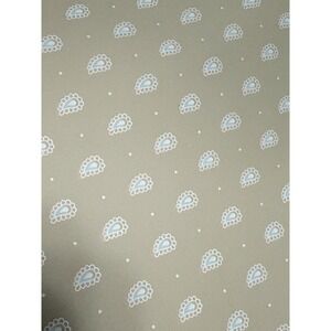 Vintage Beige Paisley Wallpaper‎ Roll Small Print Cottage Farmhouse USA